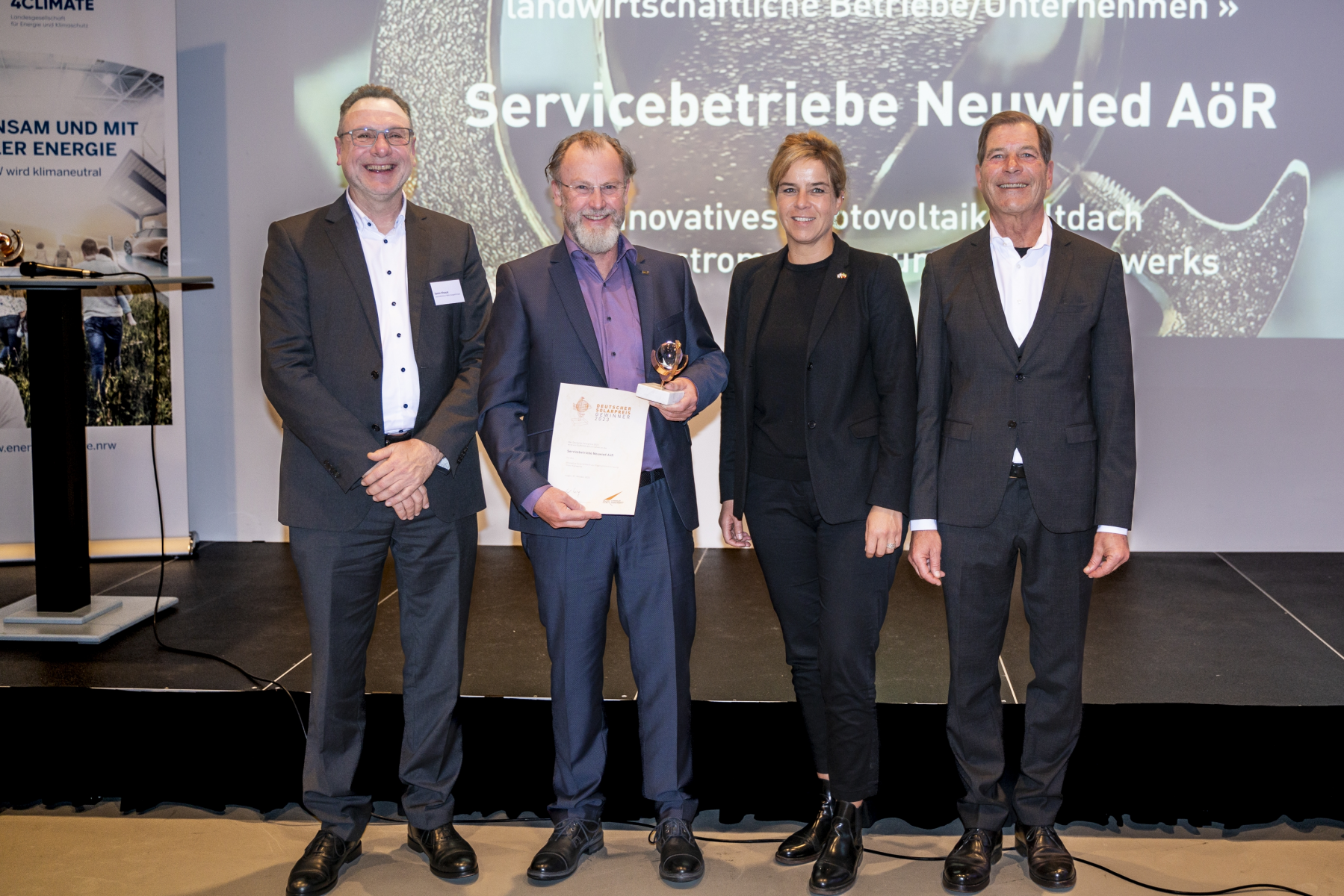Neuwied sewage treatment plant wins German Solar Prize 2023